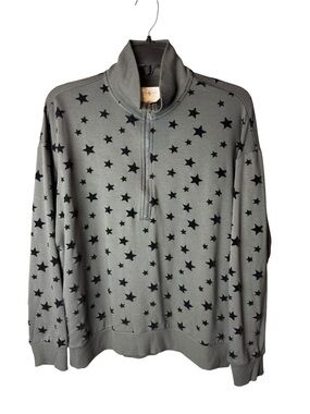 Lou & Grey Signaturesoft Star Quarter Zip Long Sleeve L
